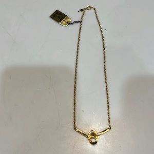 Trifari 15 inch gold necklace